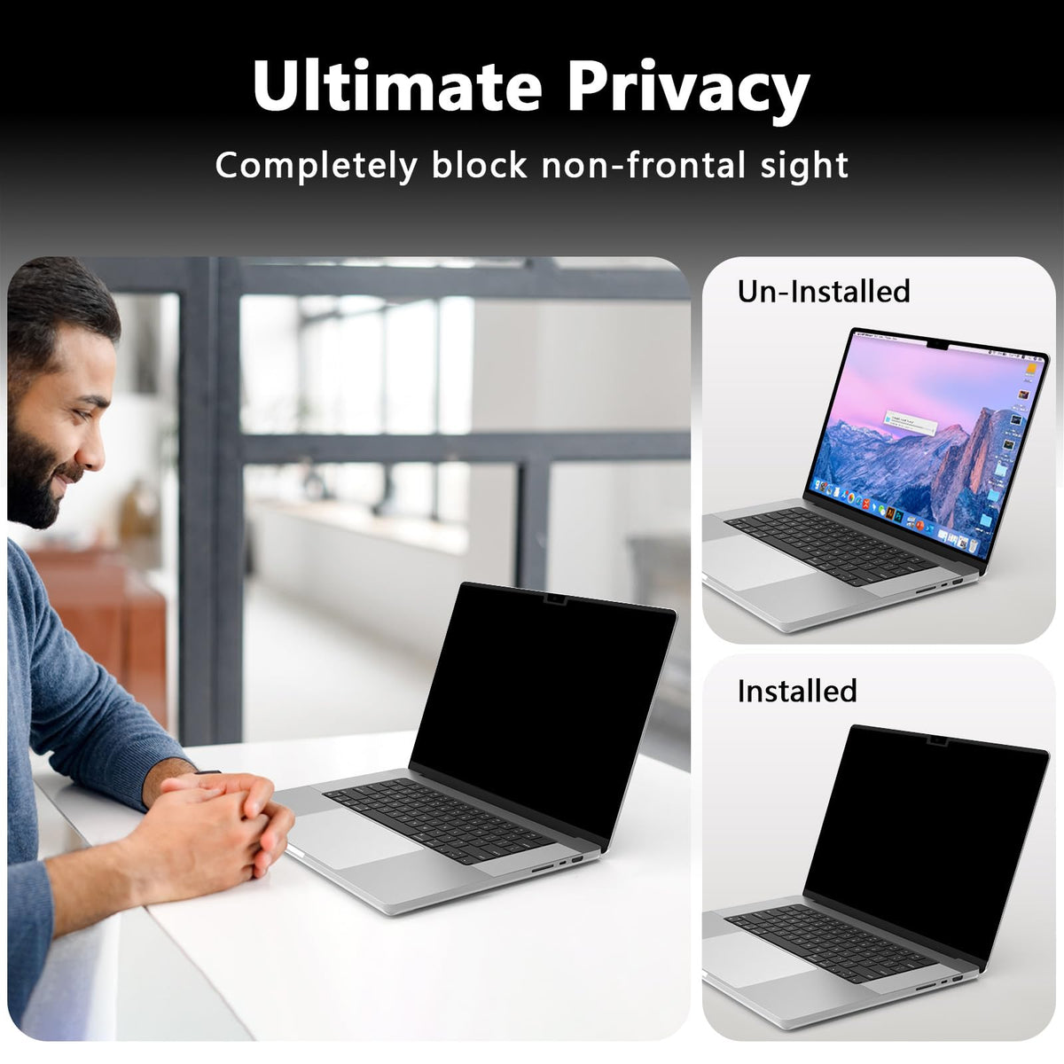 Webcam cover shield enhances privacy during video calls.