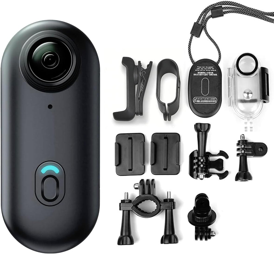 Lusduvi H88 front view showing compact camera and easy recording button benefit portability