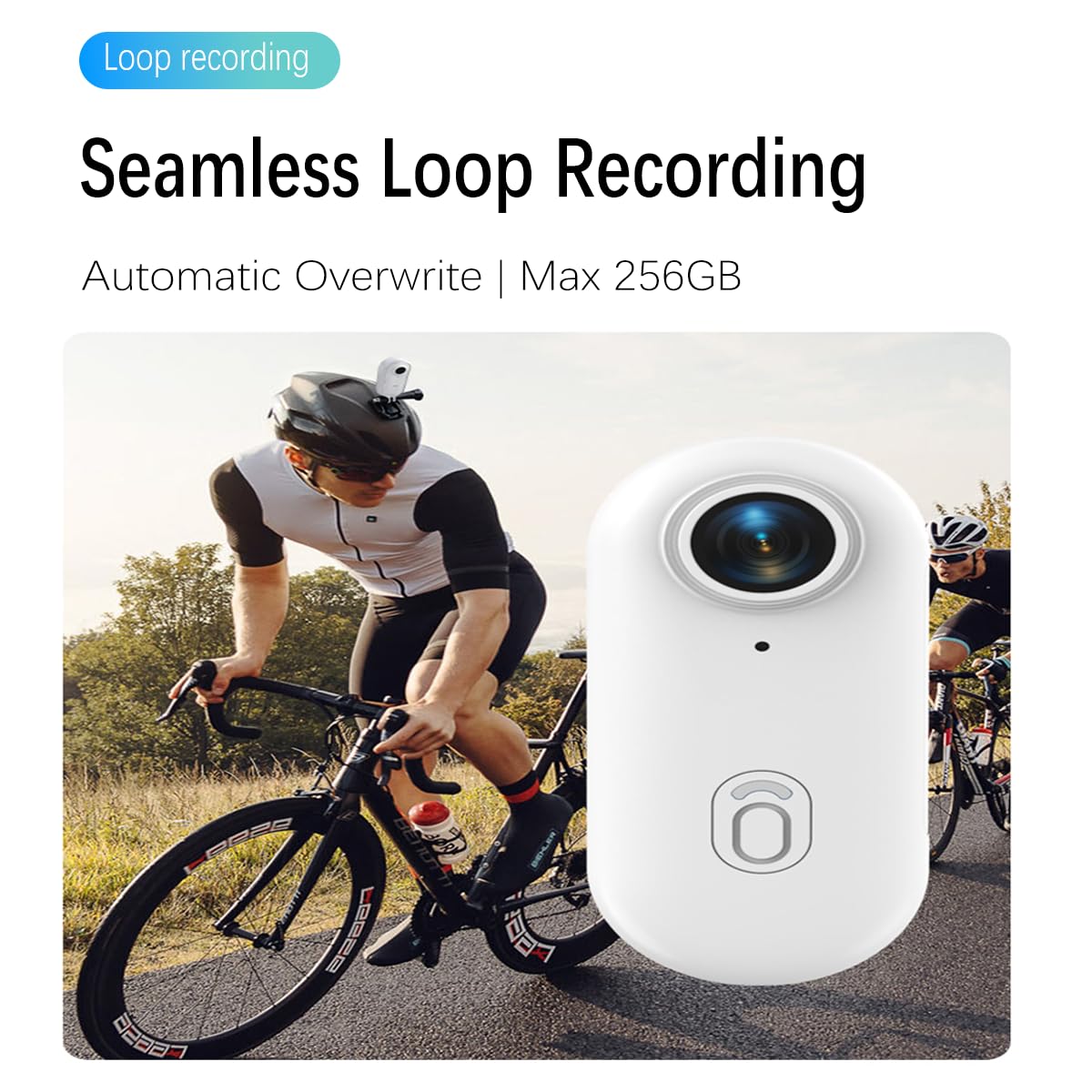lusduvi H88 attached to jacket with magnetic clip for secure hands-free capture