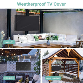 Luv4babe outdoor TV cover fits 52–55 inch TVs for a snug, secure fit