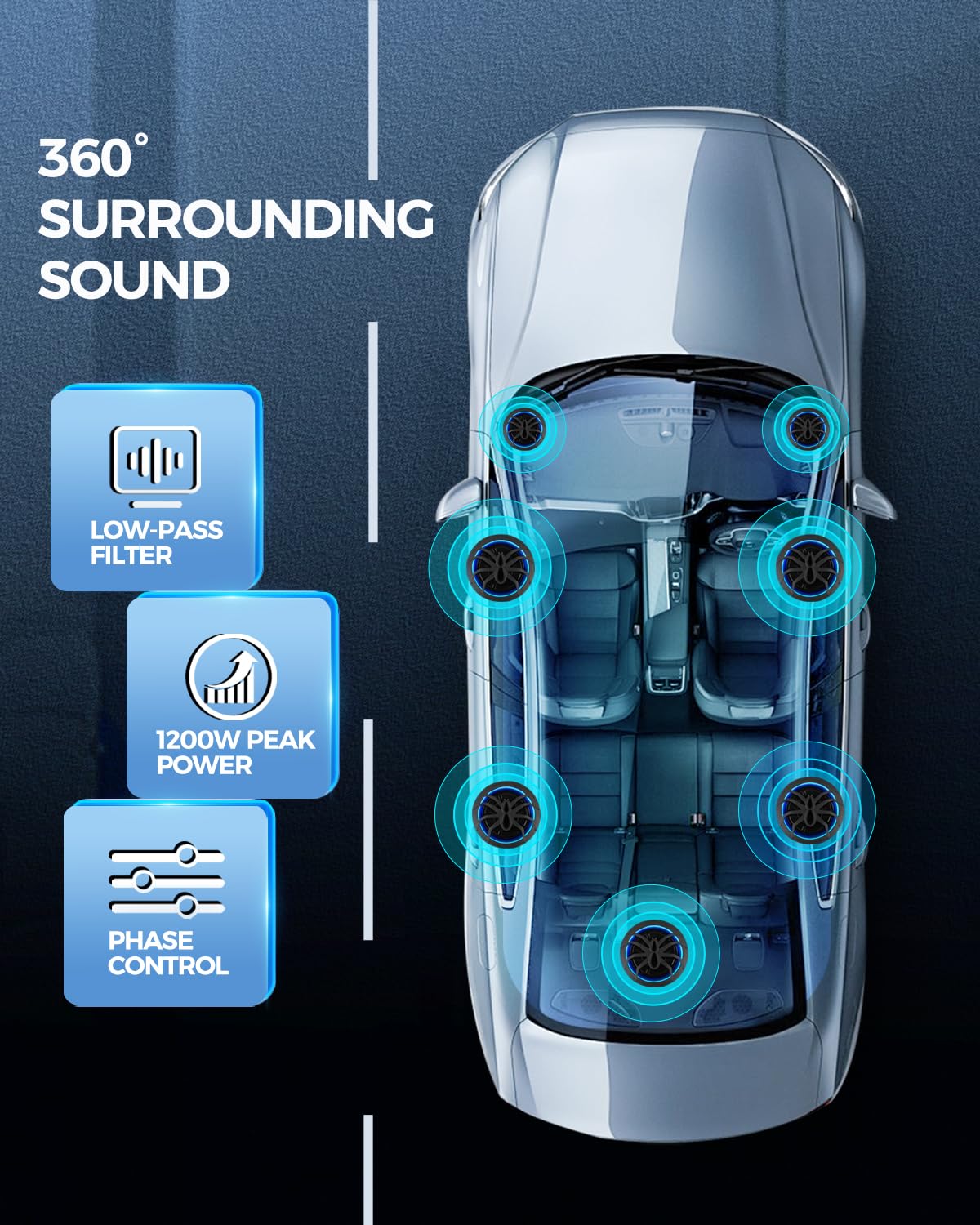 LUVUMVLT high-low inputs enable easy stereo integration