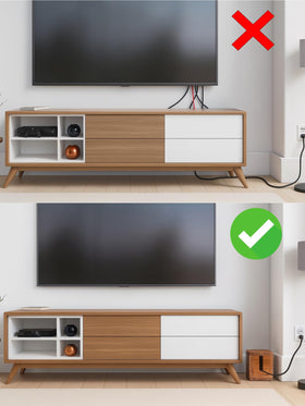 Luxe Designs felt pads underside protecting furniture surfaces
