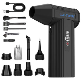 Luxter duster with 130000rpm motor for quick desk-side cleaning.