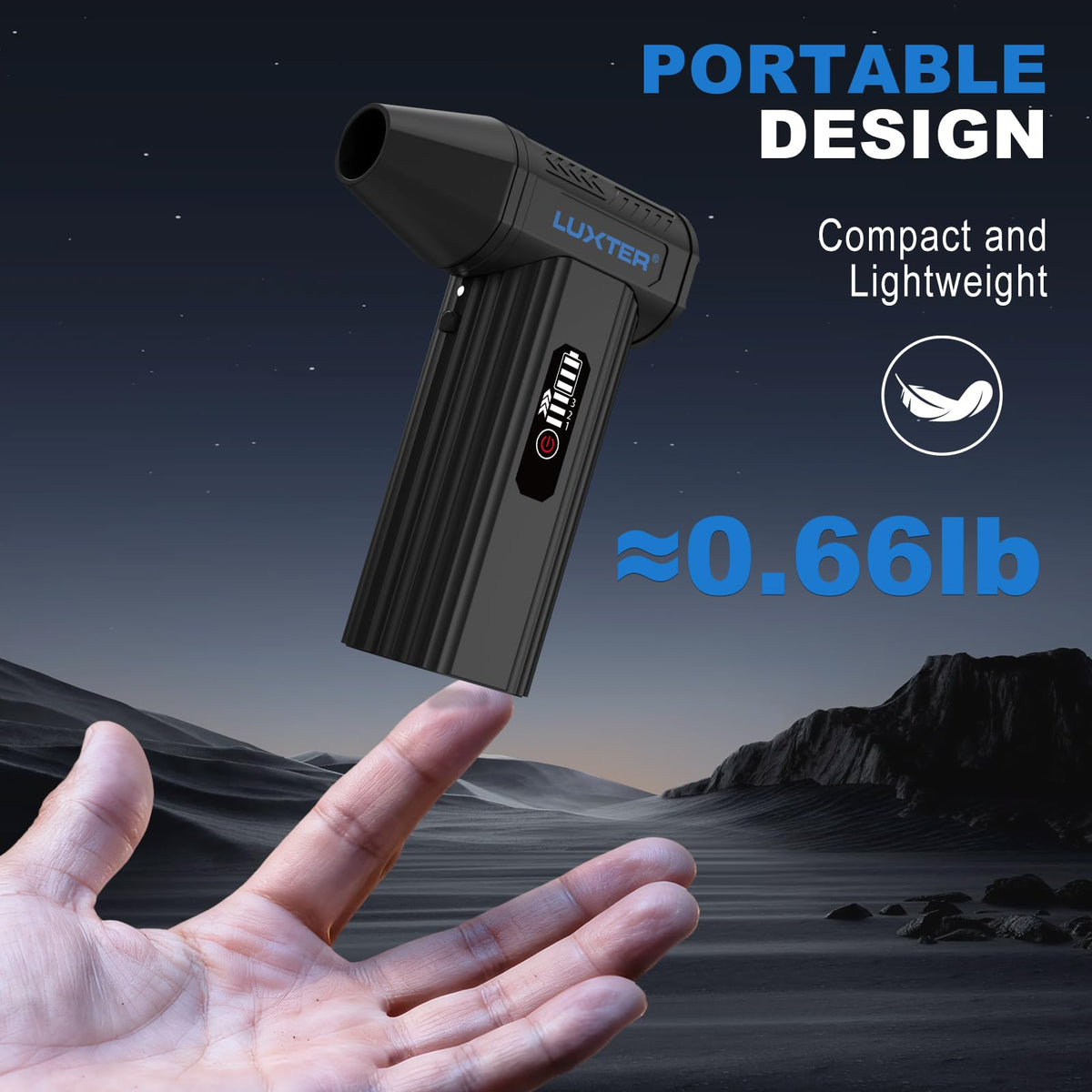 Luxter lightweight, ergonomic build supports comfortable long cleaning sessions.