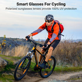 LVTEL Smart Glasses built-in microphone for hands-free calls and clear audio