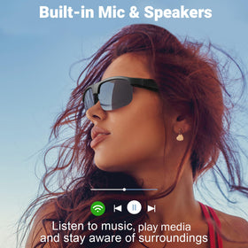 LVTEL Smart Glasses covert bezel speaker delivers discreet audio.