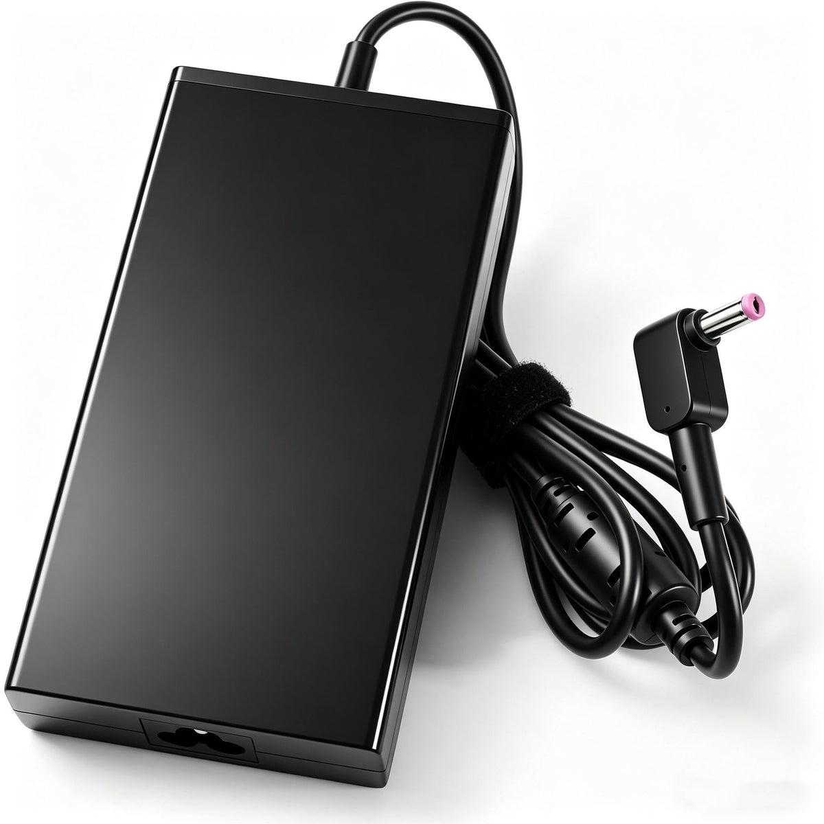 LVYATUO 135W charger front view powering Acer Nitro laptop