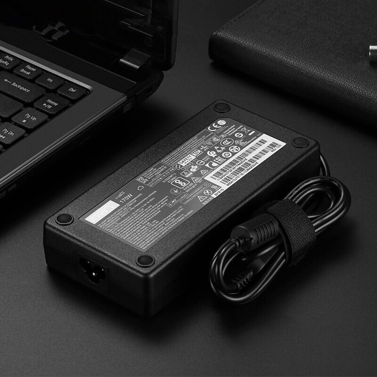 LVYATUO in travel bag setup showing portability and global voltage support