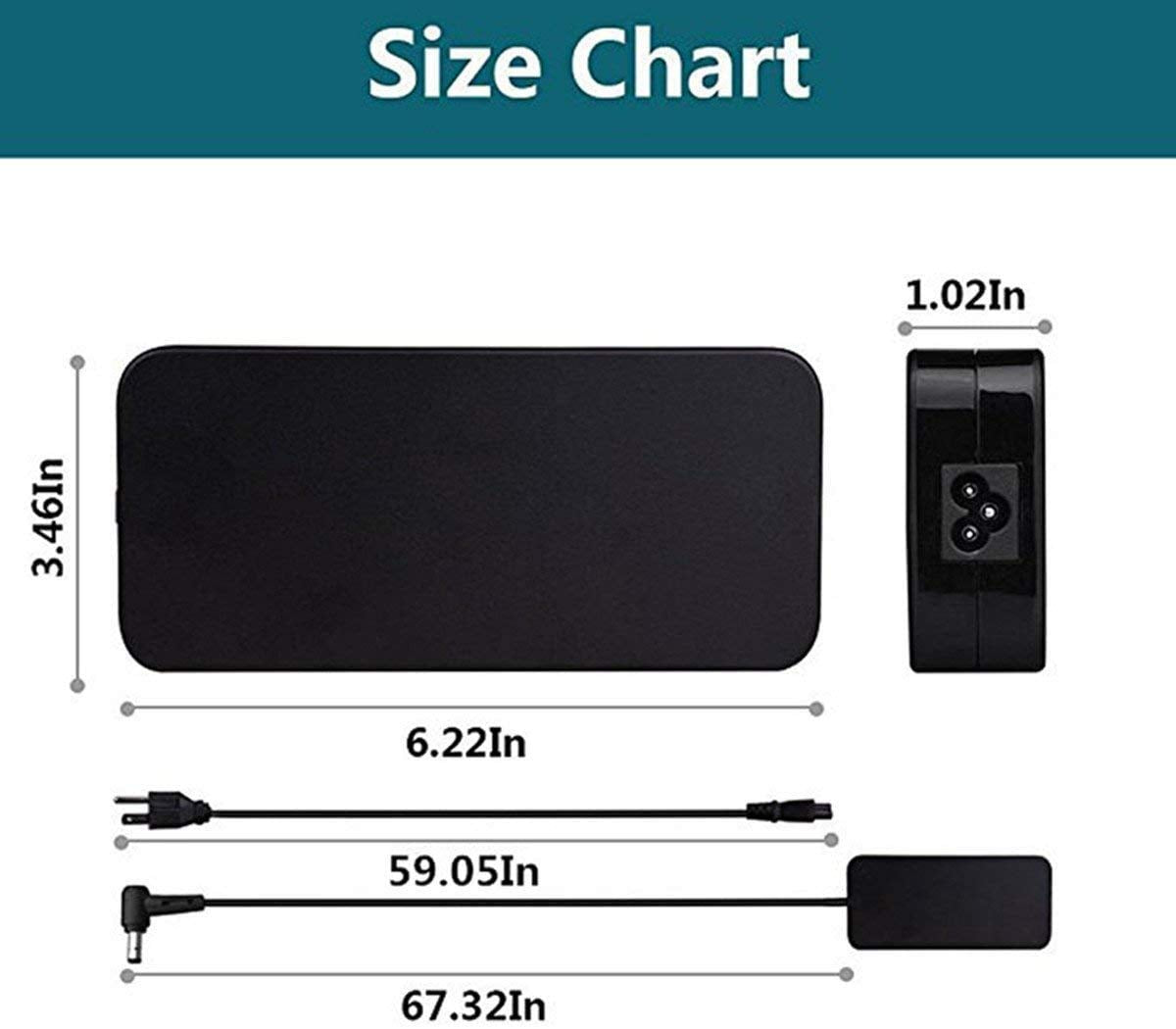 LVYATUO charger with power cord included for convenience.