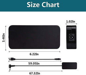 LVYATUO charger with power cord included for convenience.