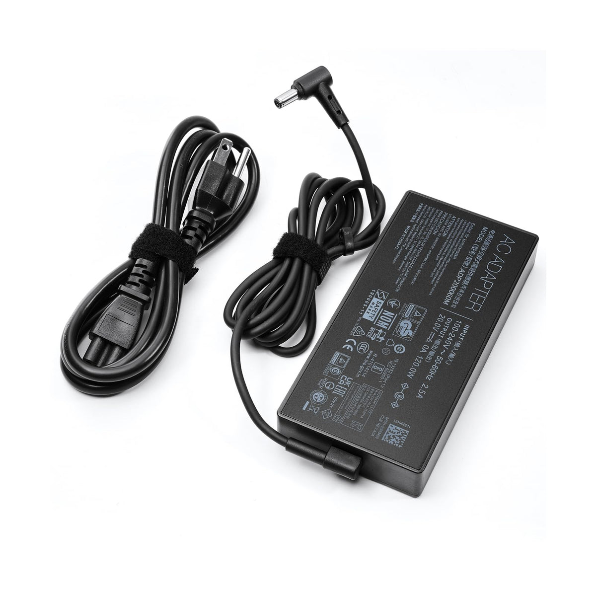 LVYATUO front view adapter showing label and compact design for reliable charging