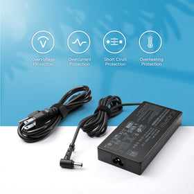 LVYATUO detachable power cord with brick ready to pack for travel convenience