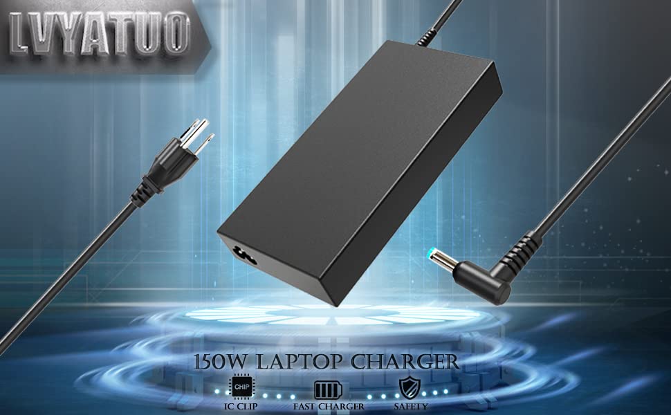 LVYATUO next to laptop showing small footprint and easy portability