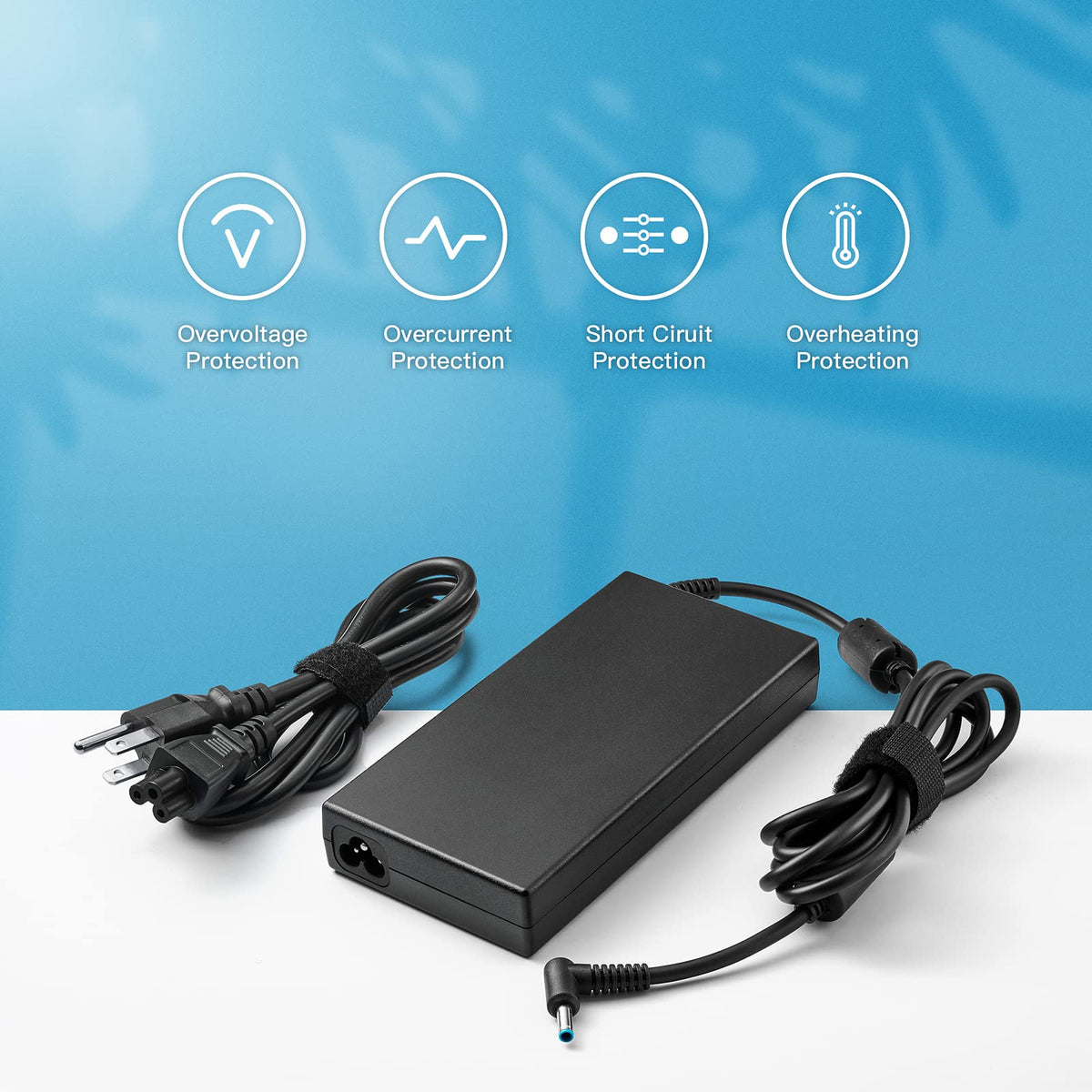 LVYATUO adapter beside a hand for scale illustrating portable size