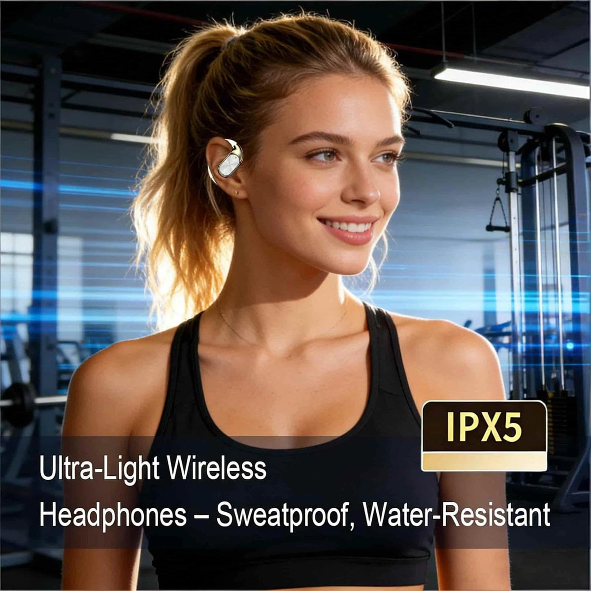 LVYEZHI open-ear design preserves ambient awareness while enjoying rich audio.