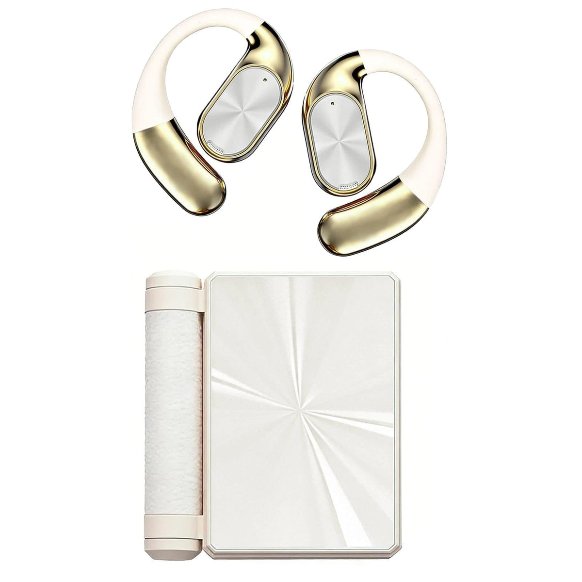 LVYEZHI True Open Earbuds with stable Bluetooth 6.0 for smooth calls and music.