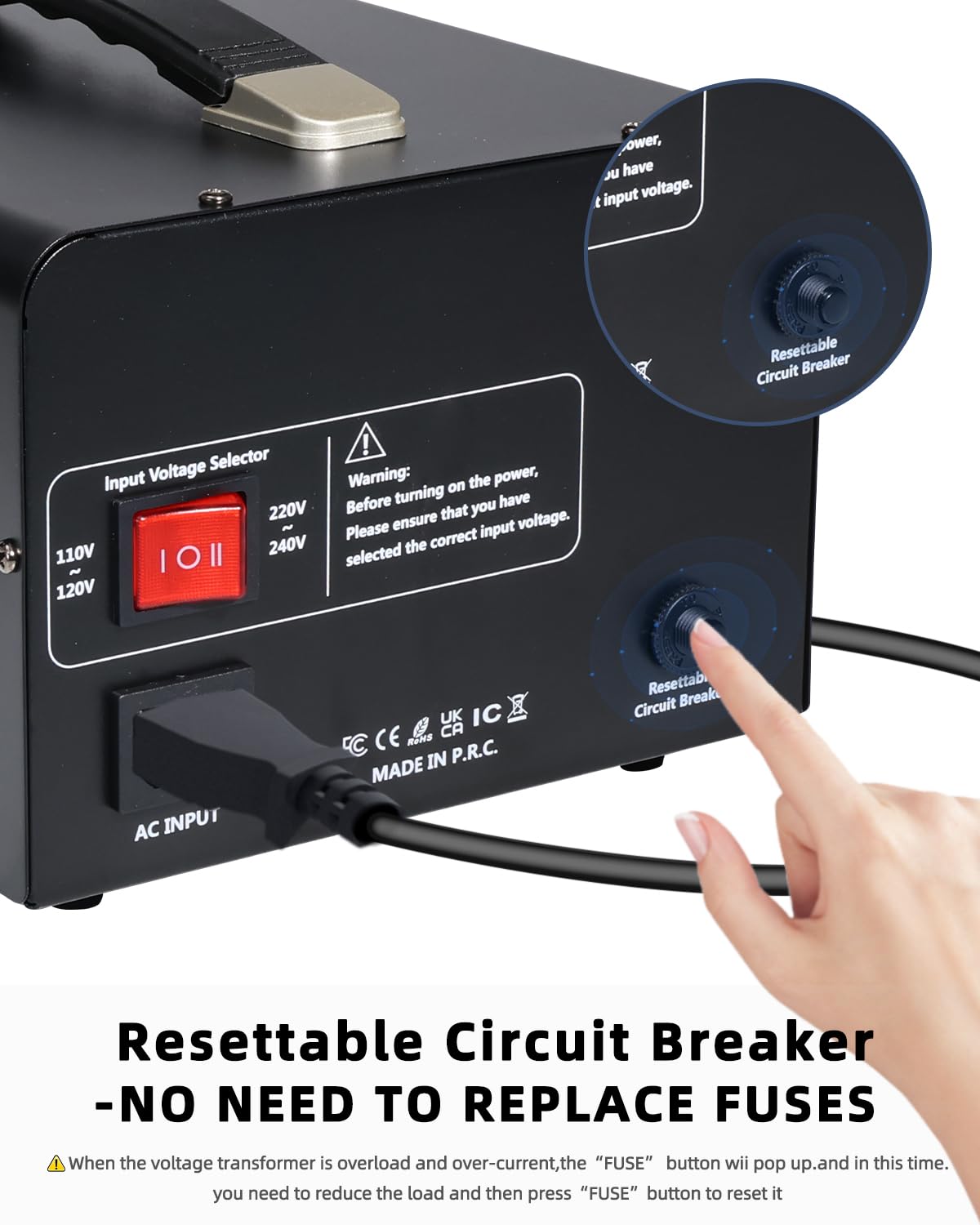 Wide voltage versatility enabling step up or step down with LVYUAN