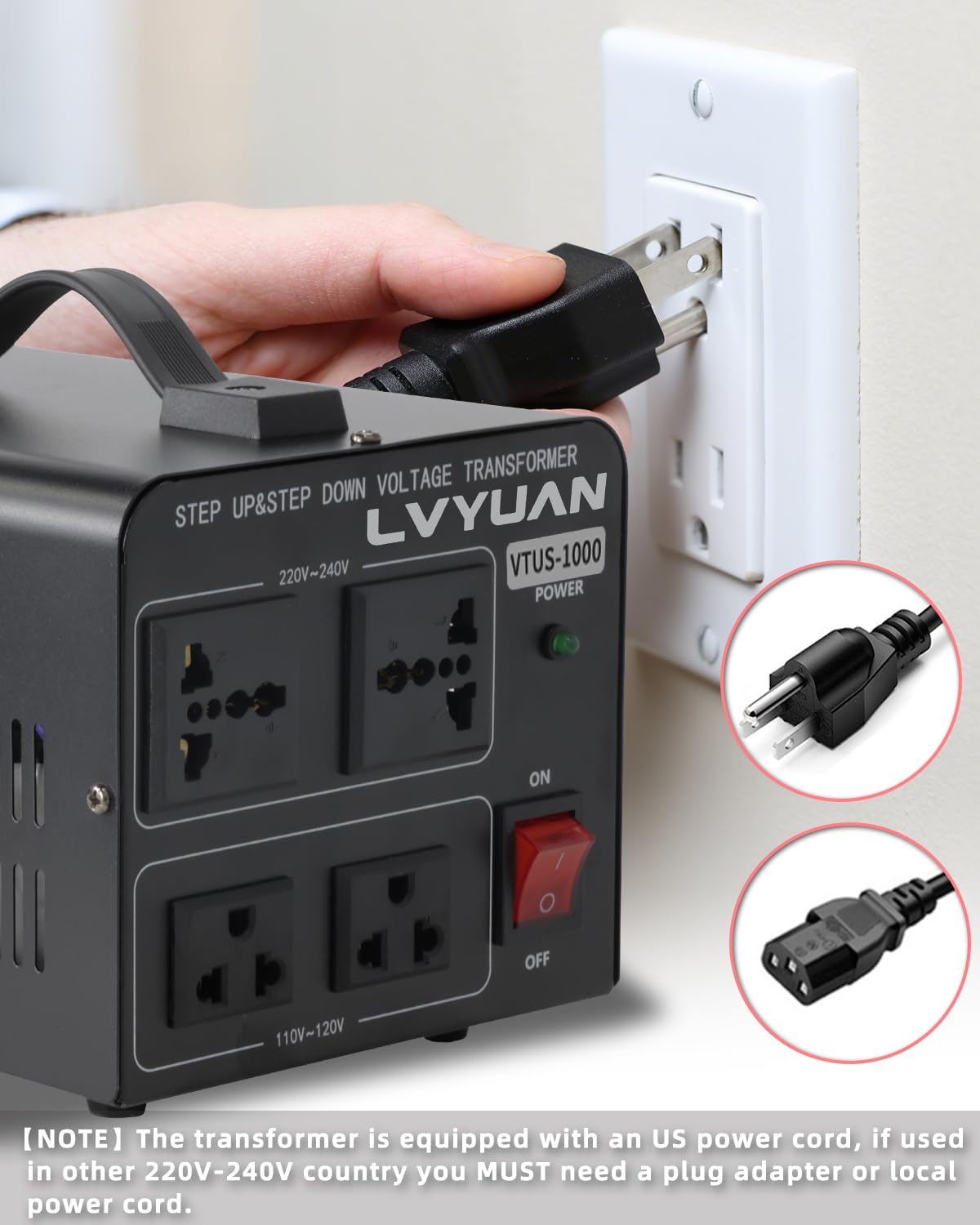 LVYUAN volt transformer metal casing conveys sturdy construction and rugged use