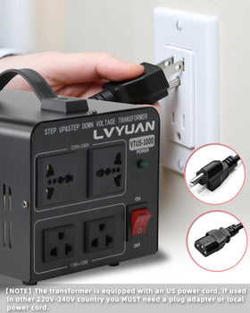 LVYUAN volt transformer metal casing conveys sturdy construction and rugged use