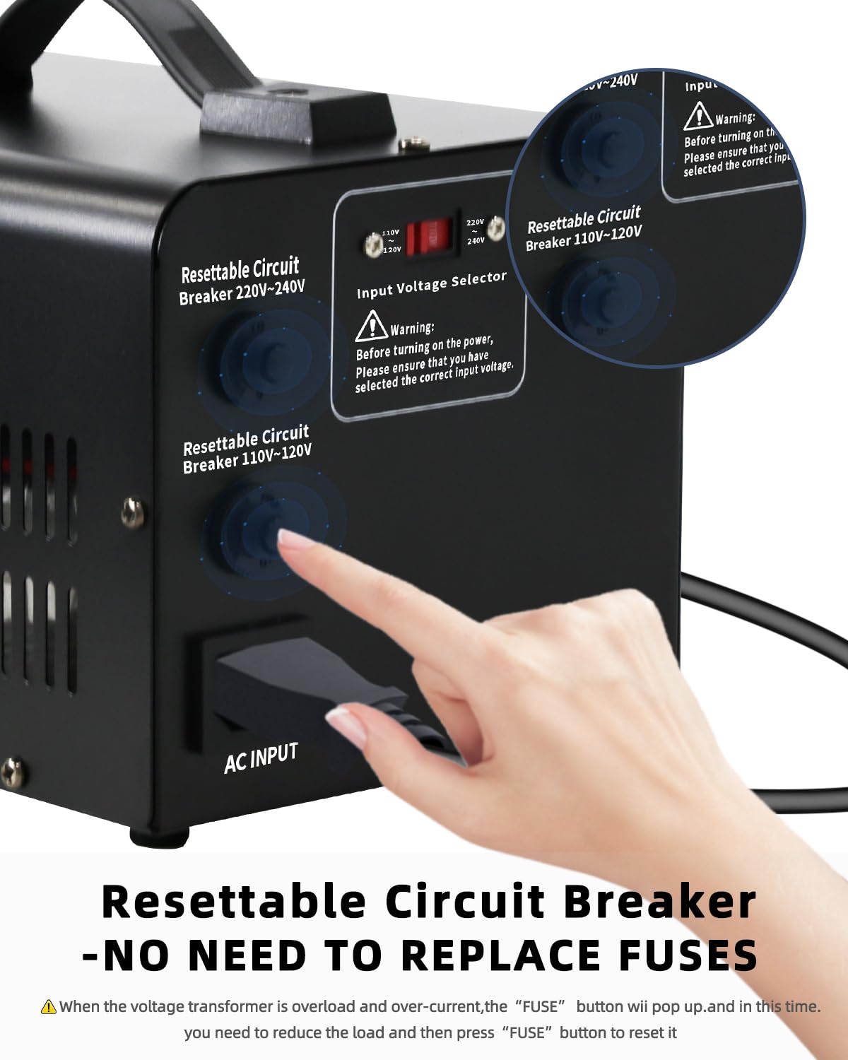 LVYUAN volt transformer noise-free design illustrated by absence of fan noise