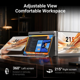 LXU 360-degree rotating left screen supports portrait and landscape layouts