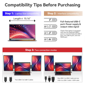 LXU Laptop Screen Extender delivers 1200p 1610 clarity for multitasking.