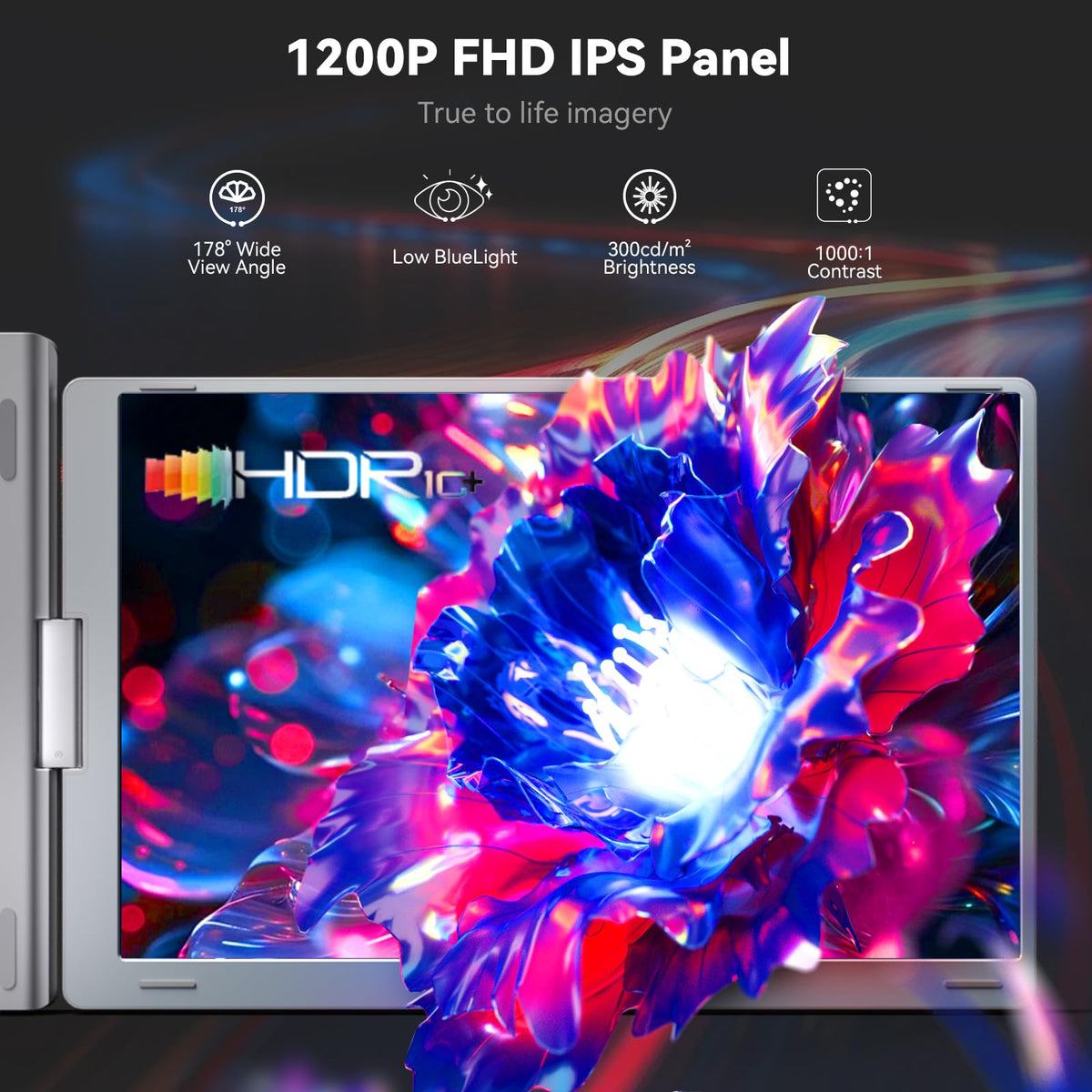LXU S788 auto-sensing top screen in action for efficient multi-display use