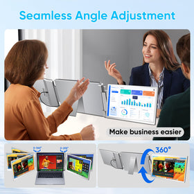 LXU stand design minimizes pressure on the laptop screen