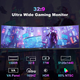 LXZ 165Hz and 1ms MPRT provide smooth, responsive gameplay.