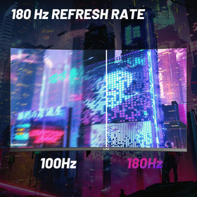 LXZ 180Hz gaming display delivers smooth motion for fast-paced titles and sports