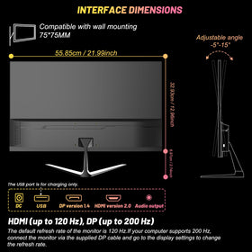 LXZ flexible connectivity with USB, HDMI, and DP for easy setup.