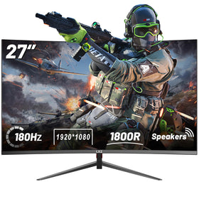 LXZ curved 27-inch monitor with 1800R arc for immersive gaming and content viewing