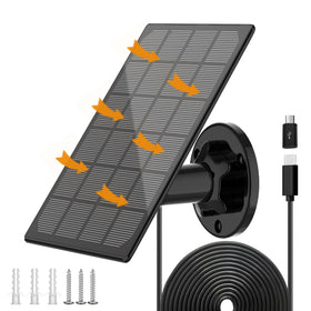 Lybuorze panel positioned to maximize direct sunlight for best performance.