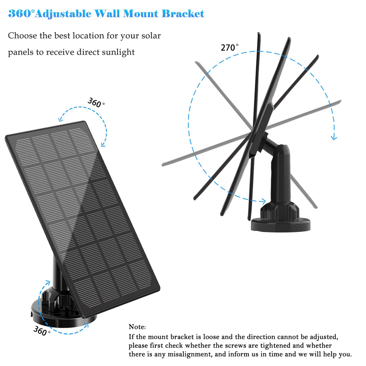 Lybuorze 90-degree tilt adjustment for angle optimization.