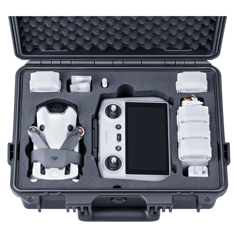 Lykus case front packed view showing neat gear storage and quick access