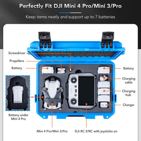 Lykus Titan MM410 open with drone and RC demonstrating organized storage