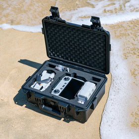 Lykus case immersion water test showing IP67 watertight protection