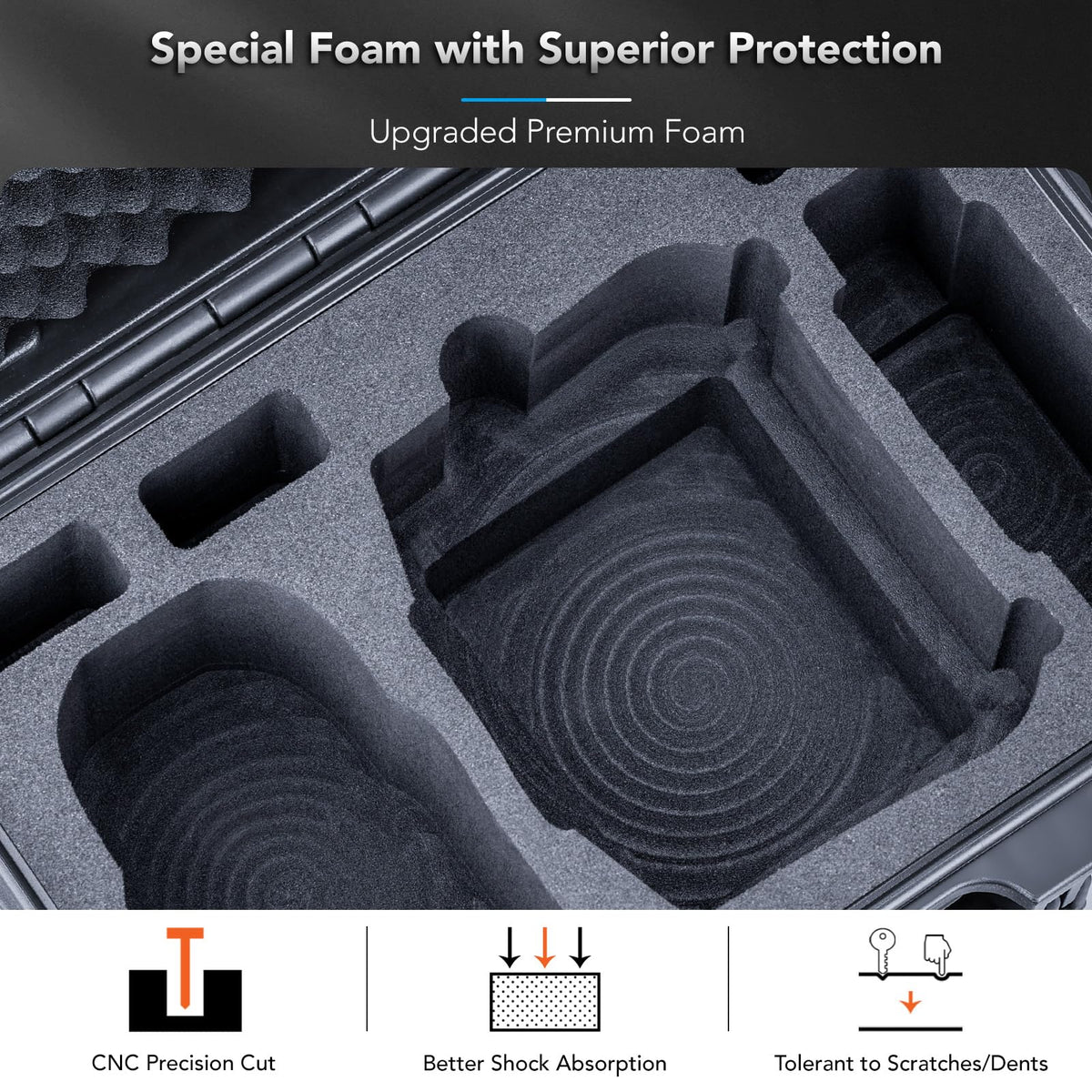 Lykus Titan MM510 side latch and hinge detail demonstrating strong secure closure