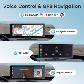 Lynadri voice control supports hands-free navigation and calls.