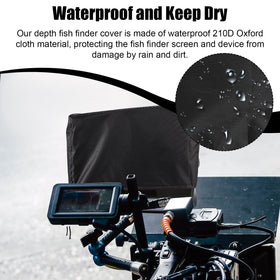 Lyreh drawstring cinch mechanism securing cover against wind and movement