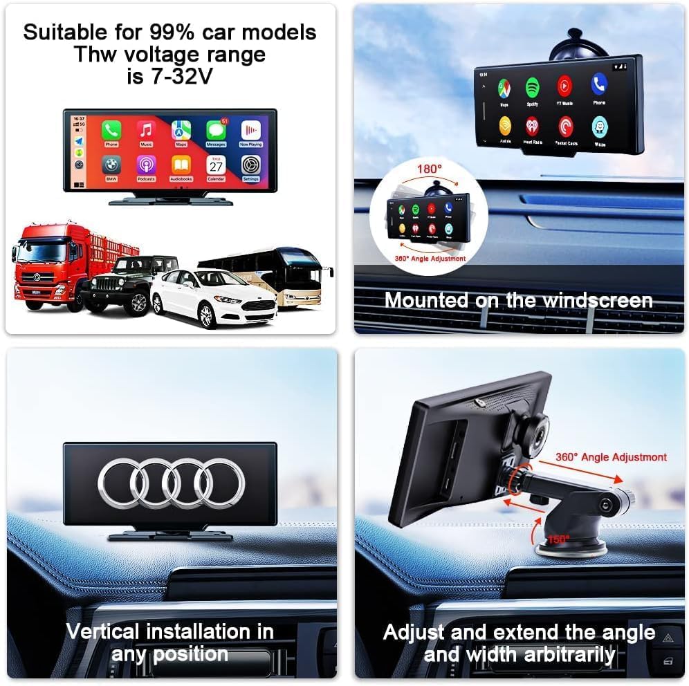 LYTDZ-CA mounted in car lifestyle view offering safer driving setup