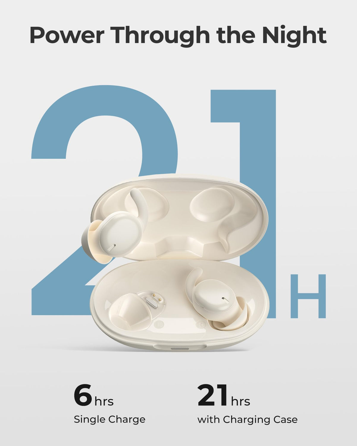 Lytmi CozySnug C1 on nightstand in bedroom setting for peaceful sleep ambiance
