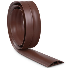 LZEOY cable cover floor 6ft brown hides wires and reduces tripping.