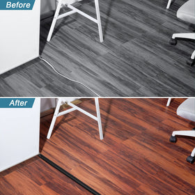 LZEOY durable PVC floor cover withstands daily office use.