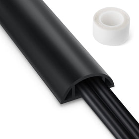 LZEOY floor cord cover keeps cables tidy and reduces trip hazards.