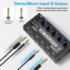 LZSIG with included 12V power adapter for stable, consistent amplification