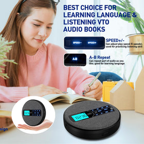 The M-Amazup CD Player fabric texture cover adds a stylish personal touch.