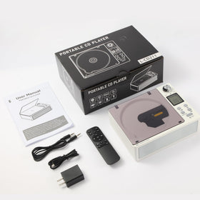M-Amazup remote and cables included showing everything needed to start listening