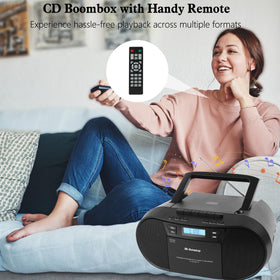 M-Amazup USB drive, TF card and headphone jack view for private listening and file play