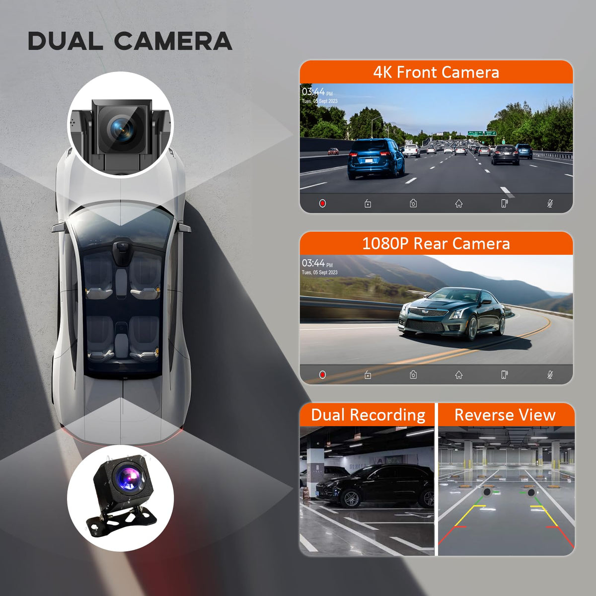 M CARKUMI wireless CarPlay/Android Auto enables hands-free navigation